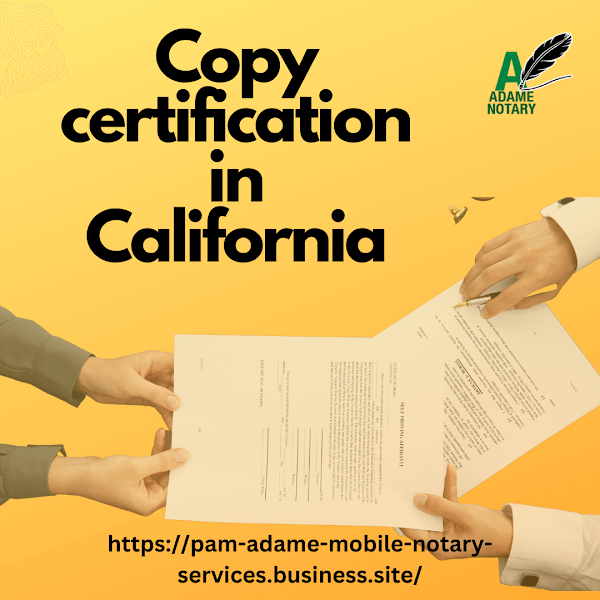 Can a notary public certify a document as a true copy of the original?