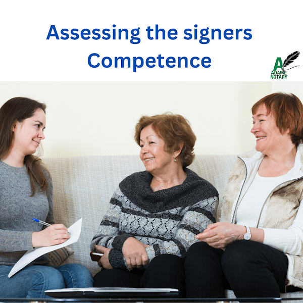 Assessing A Signer Competence